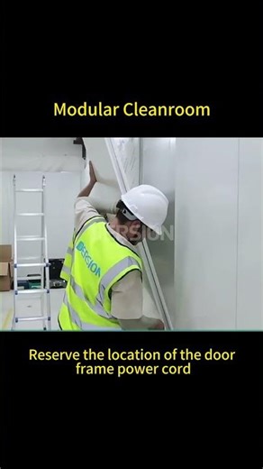 How to install a modular clean room? #cleanroom #gmpcleanroom #modularcleanroom#dersion