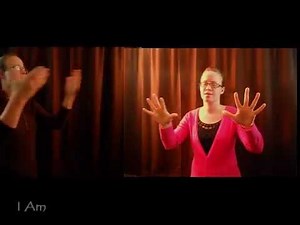 "I AM" BY EDDIE JAMES IN ASL