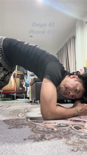 60-Second Plank Challenge: Day 43 Update