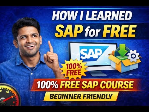 How Can Learned SAP for FREE|100% FREE SAP Course|SAP Tutorial|Beginner Course#sap #learnsap #trend