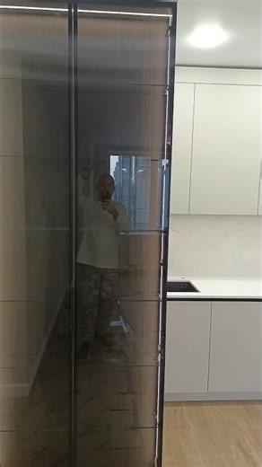 Кухонный фартук из керамогранита в СПБ ЖК Наука #плиточникспб #керамогранитдлякухни #плиткадлякухни