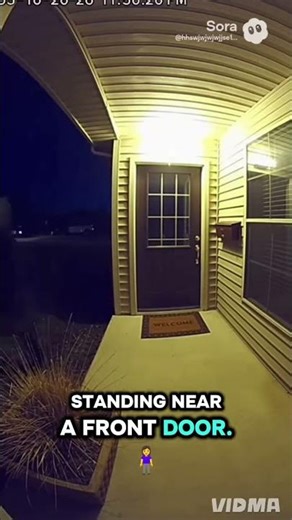 Doorbell Camera Captured A Strange Visitor