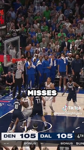 WHAT DID WE JUST WITNESS? 🤯🚨 #nba #bball #basketball #hoops #mavs #kyrie #luka #nuggets