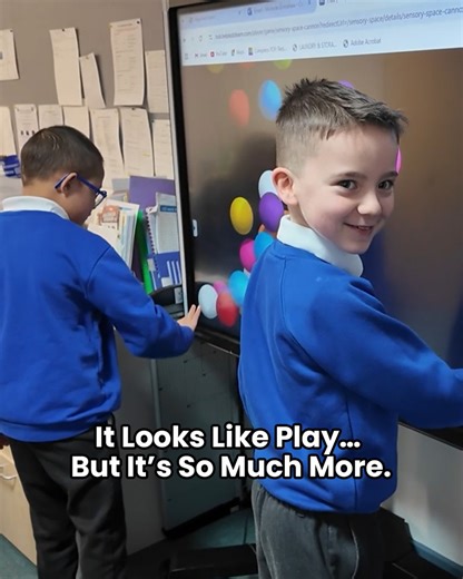 🎉 Same activity. Different goals. Watch these two in action with Cannon from our Sensory Space Interact collection – taking turns, spotting colours, building confidence, and having a blast while they’re at it! It’s not just play, it’s purposeful learning but wrapped up with fun. 💡 Cause and effect? ✔️ 🎯 Turn-taking? ✔️ 🌈 Colour recognition? ✔️ 🙌 Engagement? 100%! ➡️ Interact activities like Cannon let learners press again and again to see what happens next, encouraging exploration, curiosit