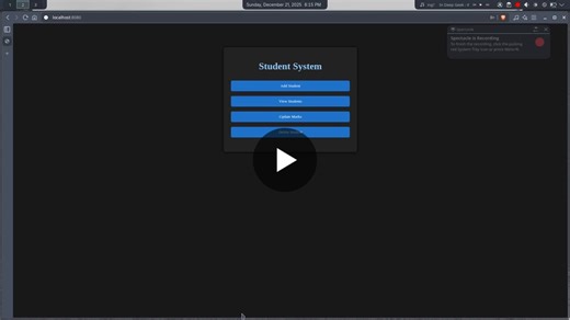 #pythoniclabs #python #studentmanagementsystem #crud #sqlite #bottleframework #learningbydoing #internship #learningbydoing #gratitude #careergrowth | Saby Pereira