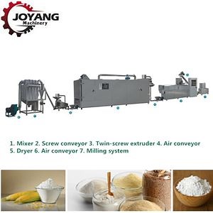 [Hot Item] Automatic Instant Porridge Extruder Puffing Rice Corn Cereals Powder Plant