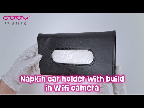 Hidden Spy Camera in Car Tissue Box – Full HD Wi-Fi Recording 🚗🎥📡