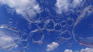 Bubbles, Sky, Soap. Free Stock Video