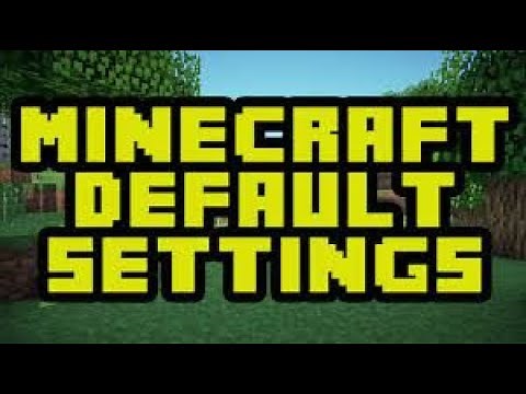How to reset your Minecraft settings to default (Minecraft tutorial)