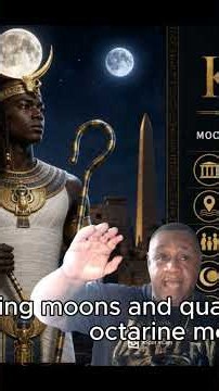 Khonsu: The Kemetic Moon God Who Could Control Time