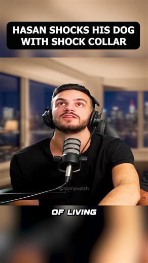 HASAN PIKER USES SHOCK COLLAR FOR HIS DOG!