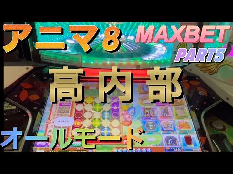 【アニマ8】内部好調の台で最高役くるか？オールモード後編【メダルゲーム】