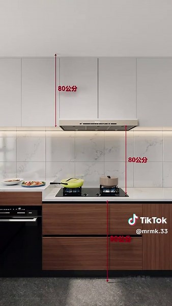 Classic and Practical Kitchen Dimensions for Cabinets