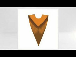 Gold V Neck Choir Stole