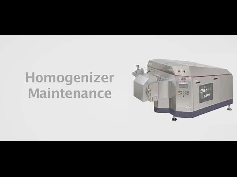 Gaulin Homogenizer Maintenance and Service Procedures - APV