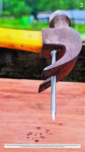 Nailing Wood: How a Hammer Transforms a Loose Nail into a Secure Fixing 