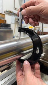 Giving the knife shaft one final inspection with my @starrett_tools No.436 3-4” mic. I’m within the tolerance given, got a nice finish, time to ship it out! Job done ☑️ Full video 🎥of this project will be on my YouTube channel. #abom79 #manualmachining #machinist #machinisttools #precisiontools #micrometer #starrett #starretttools #inspectiontools #machineshop #jobshop #americanpacemaker #lathe #lathework | Abom79