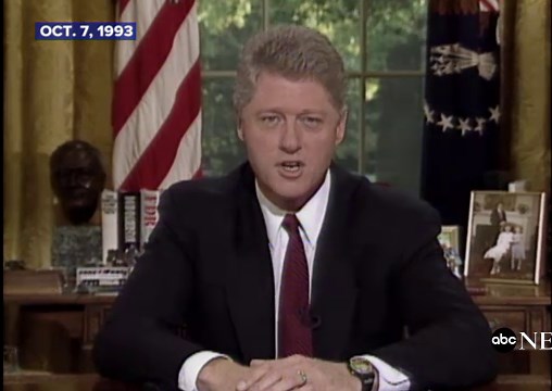 Oct. 7, 1993: President Clinton speaks about US policy in Somalia