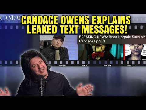 Candace Owens Explains Leaked Text Message!