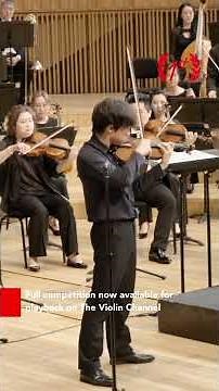 First Prize at the 6th Annual Schoenfeld International String Competition Violin Division