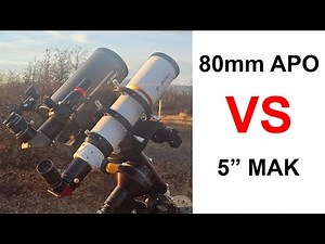 3" (SV503 80mm) APO Refractor vs. 5" Mak (SVBony MK127): Best Telescope for Visual & EAA?