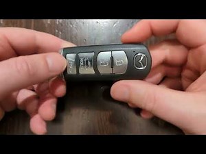 How to replace the battery of the Mazda 3 key.