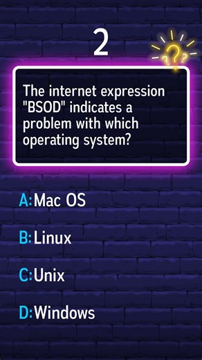 What OS does the internet term BSOD refer to?