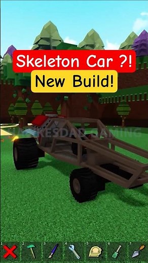 Robloz Build a Boat for Treasure New Build, Skeleton Car! #roblox #babft