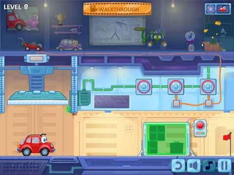 Wheely 8: Aliens -- Level 8 Walkthrough