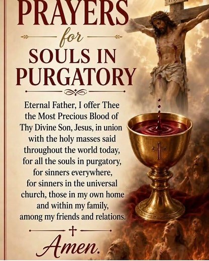 St. Gertrude's Prayer for the Souls in Purgatory