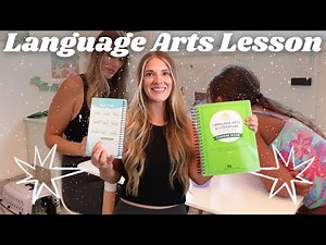 The Good And The Beautiful Kindergarten Language Arts Lesson|Do Lessons With Us!