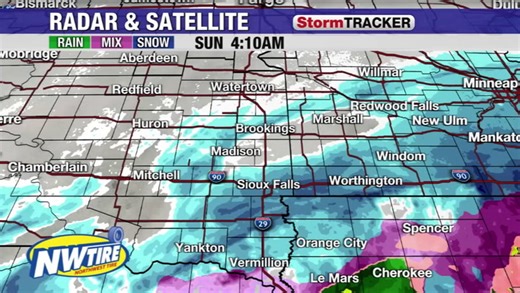 Stretches of I-29 and I-90 closed with treacherous travel conditions this morning