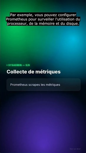 Monitoring Linux avec Prometheus #Shorts
