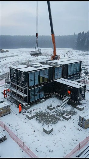 Speed-Building a Container Home in Extreme Conditions