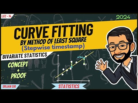 14 | Curve Fitting | Method of least square | Proof | Concept | Bivariate Statistics