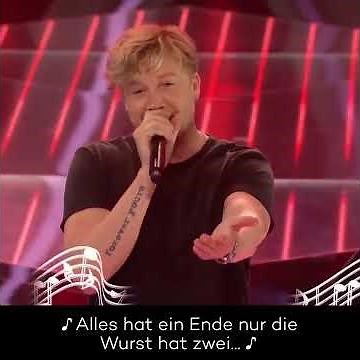Samu Haber singt "Alles hat ein Ende "