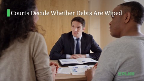 What does being bankrupt mean?