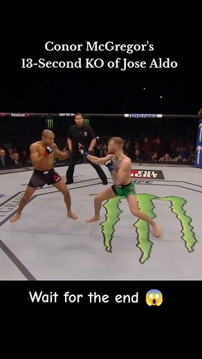Conor McGregor's Brutal 13-Second KO of Jose Aldo | UFC Highlight