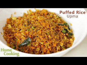 How To: Puffed Rice Upma | Puffed Rice Recipes | Upma Recipes