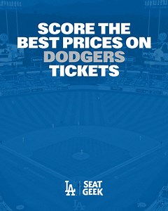 17 reactions | Score the best prices on Dodgers tickets with DealScore ⚾ | SeatGeek | Facebook