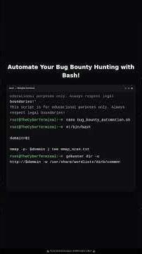 The Bash Script That Automates My Bug Bounty Hunting