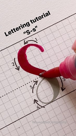 135K views · 30 reactions | Lettering tutorial S-s . .  If you’re...