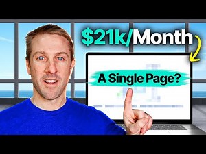 How This 1 PAGE Website Makes $10,000Month! Real Estate website