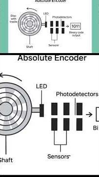 Absolute Encoder || Servo Motor Encoder || Incremental Encoder #automobile