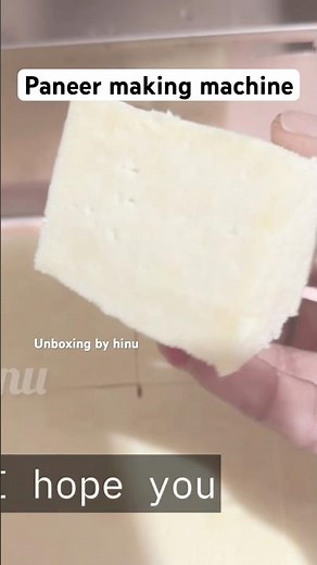 How to make paneer in paneer making machine #cheesemachine #toffumaking #foodmachine #snackmachine