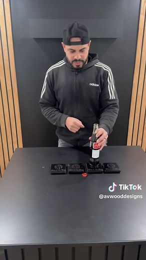 Personalized Coasters with Built-In Bottle Opener