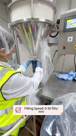 Dry Powder Auger Filling Machine | Customer Site Demo | VTOPS-P2 ⚙️📦✨