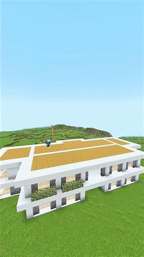 Minecraft Modern House Build 🔥 Easy & Aesthetic Design #shorts