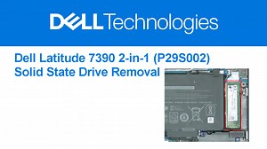 How to Remove Latitude 7390 2-in-1 SSD