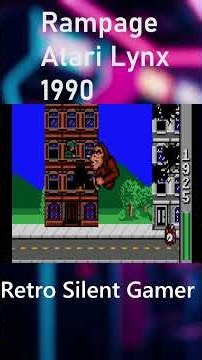 Rampage - Atari Lynx Gameplay - 1990 version of the Arcade Classic #shorts #arcade #retrogaming